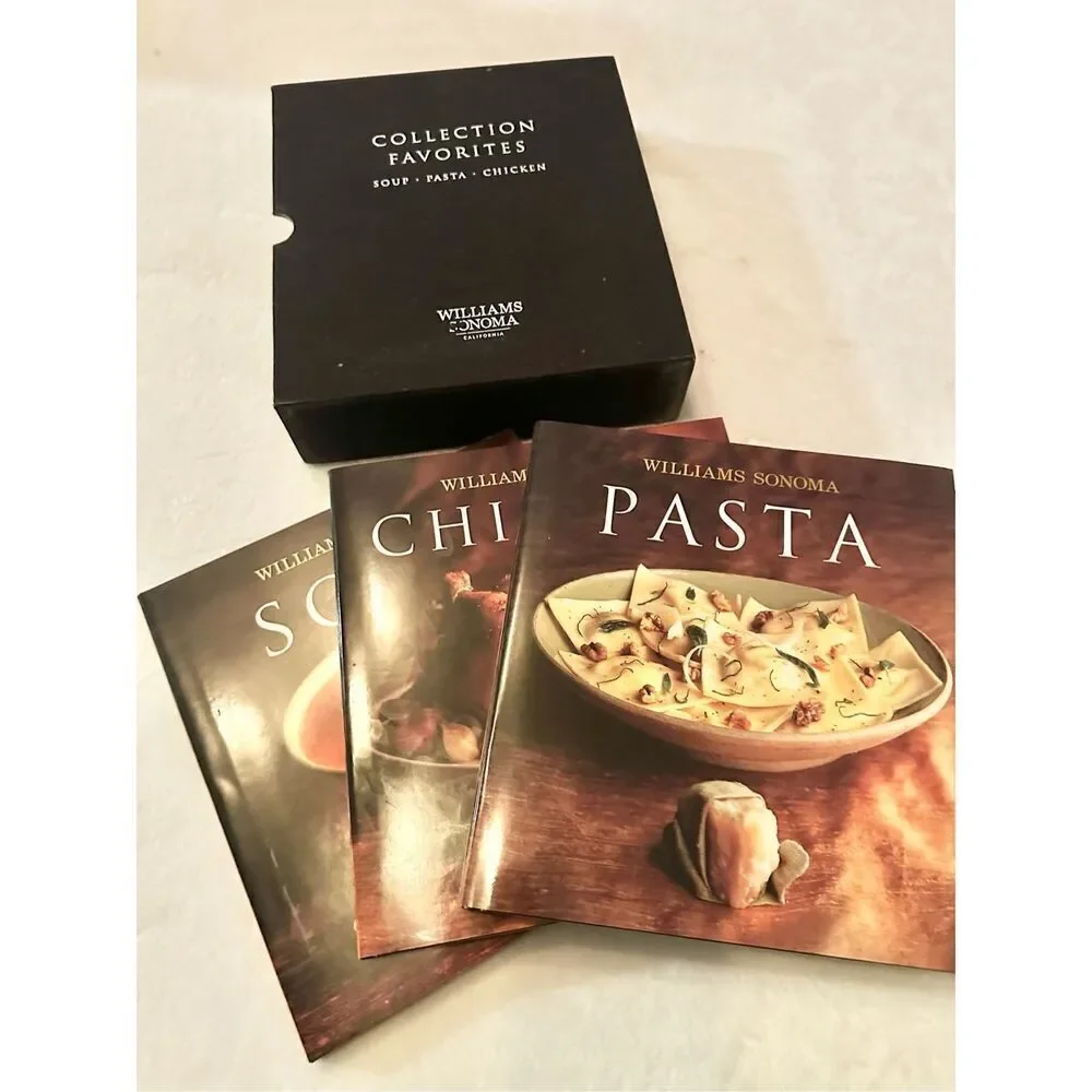 William Sonoma set of three cookbooks ￼
